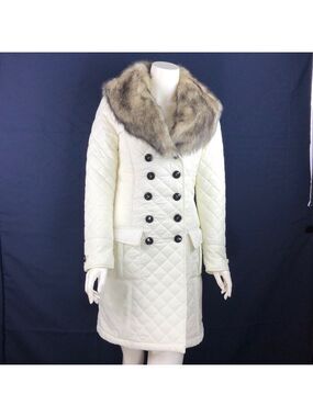 𝅺bnwt-chillipepper QuiltedCoat Detachable FurCollar